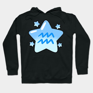 Astrological Sign Star - Aquarius Hoodie